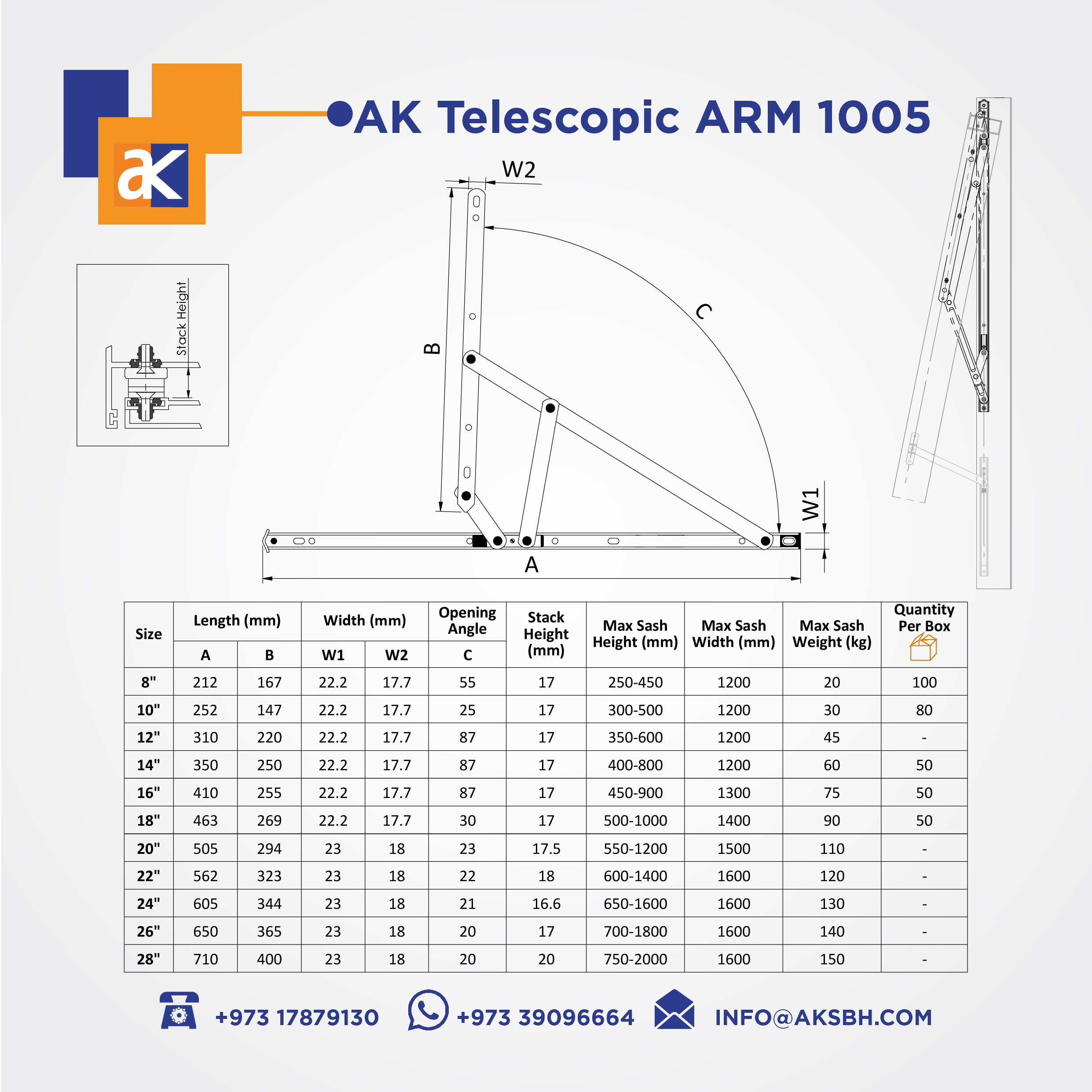 Telescopic Arm 1005 by AK